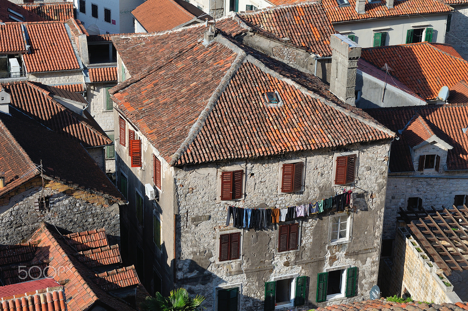 Sigma 24-70mm F2.8 EX DG HSM sample photo. House in kotor photography