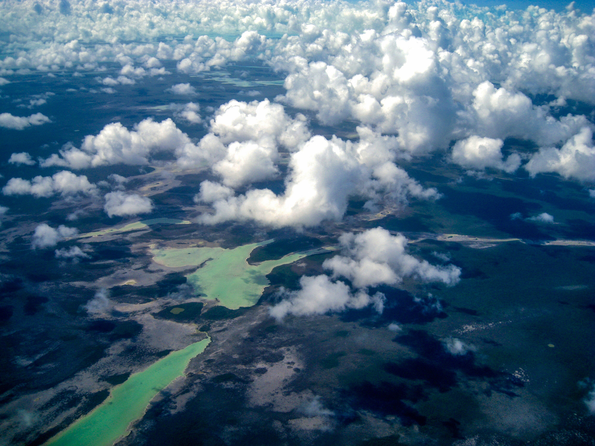 Canon POWERSHOT SD950 IS sample photo. Flying over andros island bahamas photography