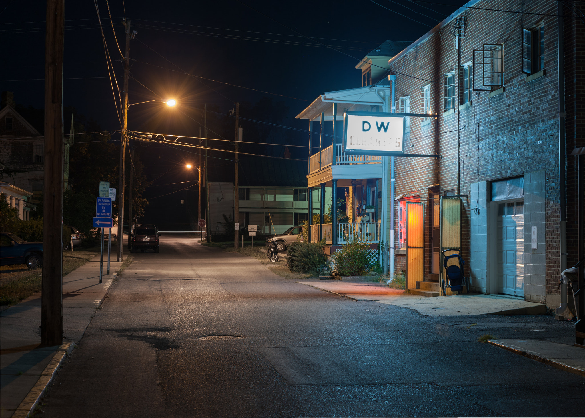 Nikon D700 + PC Micro-Nikkor 85mm f/2.8D sample photo. Rural street scene photography