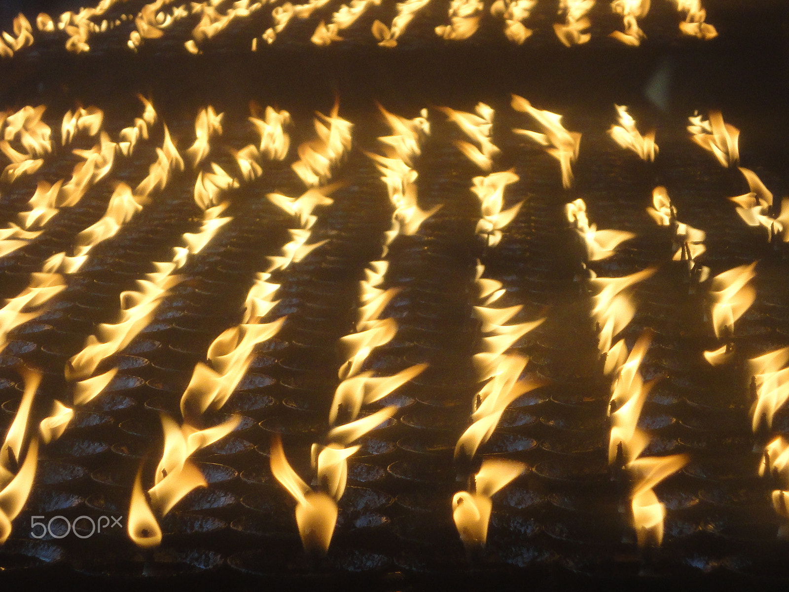 Sony DSC-W380 sample photo. Butter lamps at do-drul chorten, sikkim photography