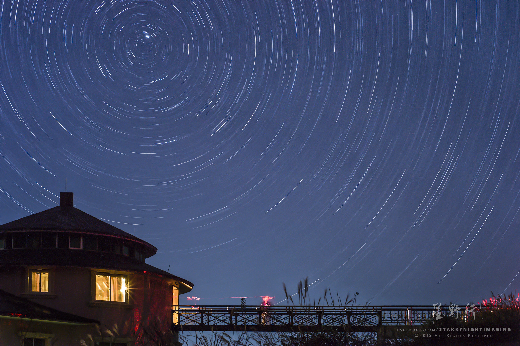 Sony Alpha DSLR-A850 + Minolta AF 50mm F1.7 sample photo. Single shot 60 mins star trail photography