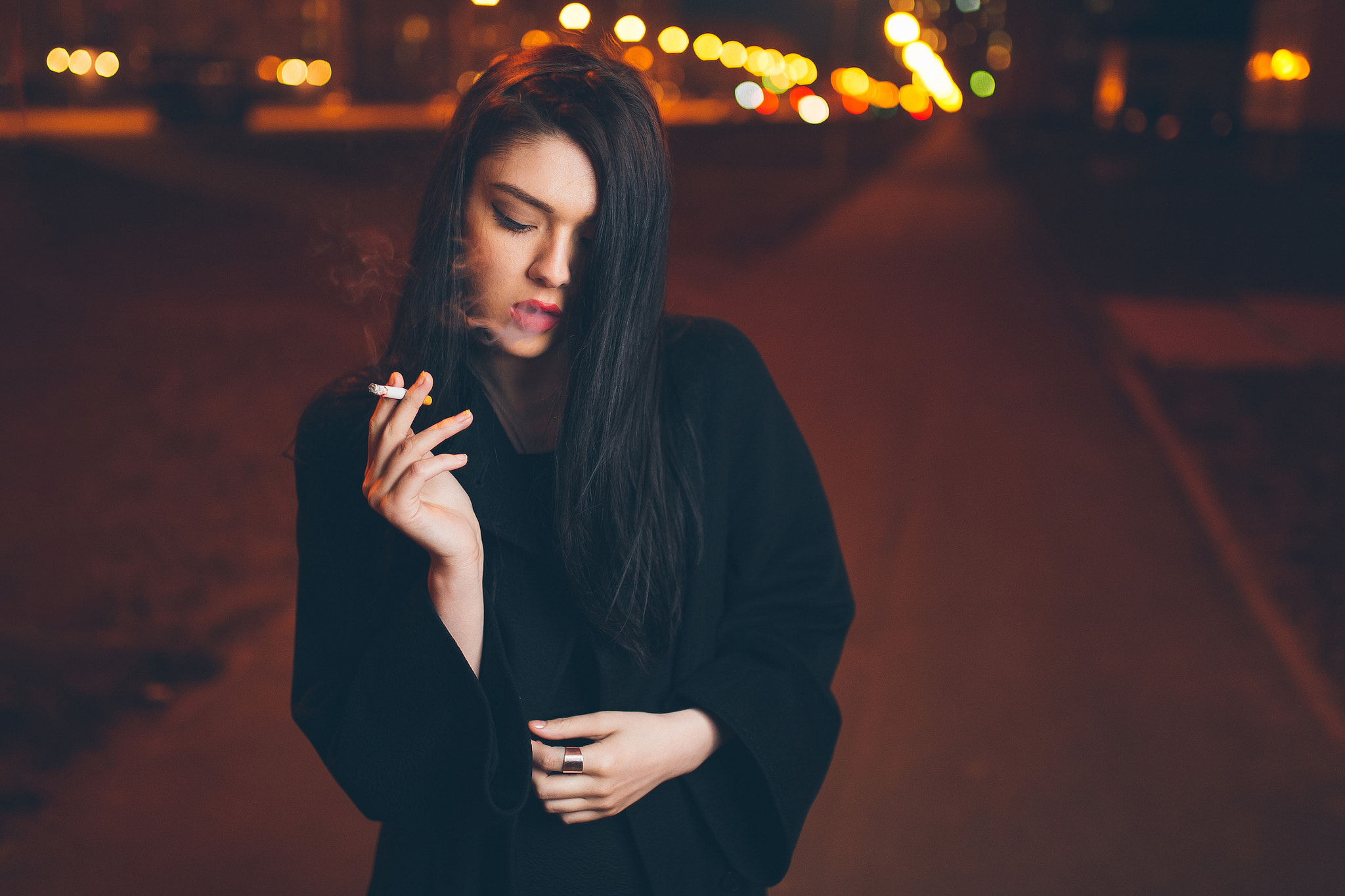 Nikon D3S + Sigma 35mm F1.4 DG HSM Art sample photo. Smoke photography