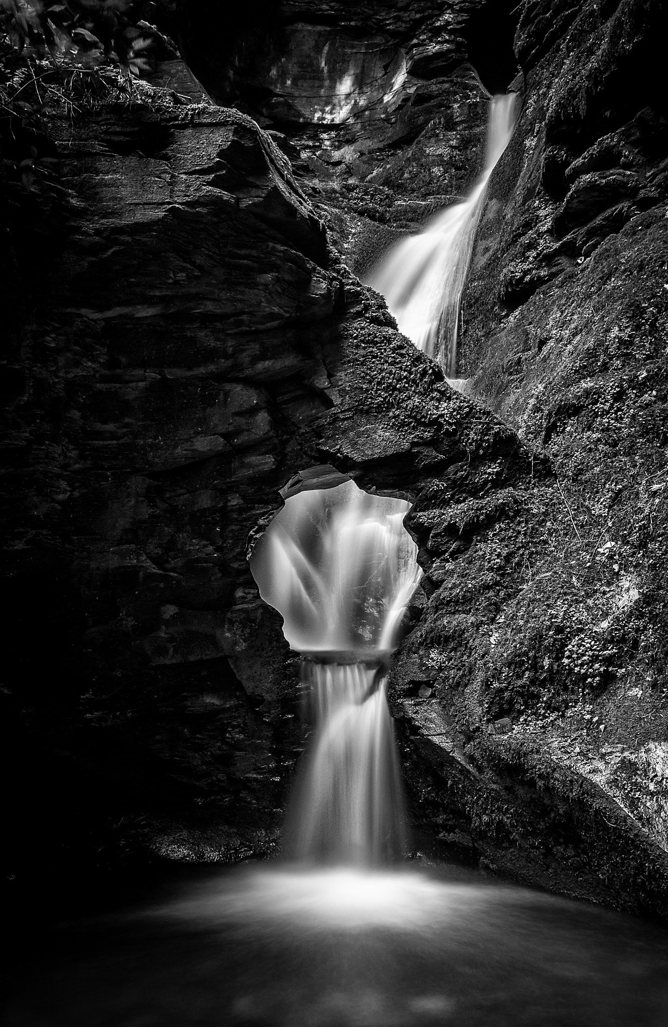 Nikon D300 + Sigma 10-20mm F3.5 EX DC HSM sample photo. St nectan's waterfall photography