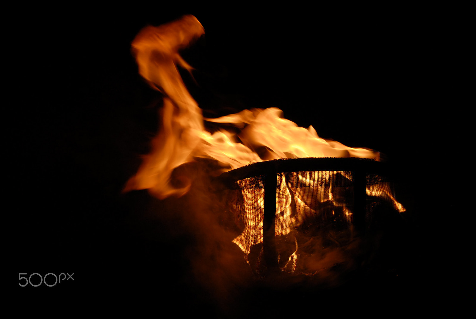 Nikon D200 sample photo. Outdoor flame photography
