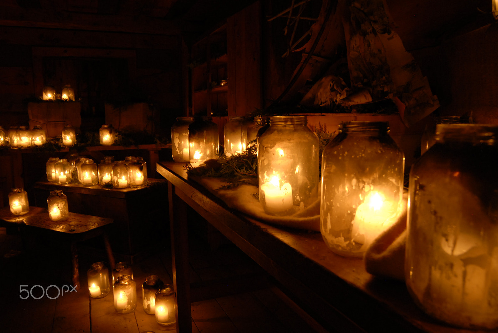 Nikon D200 sample photo. Cluster of candles in mission photography