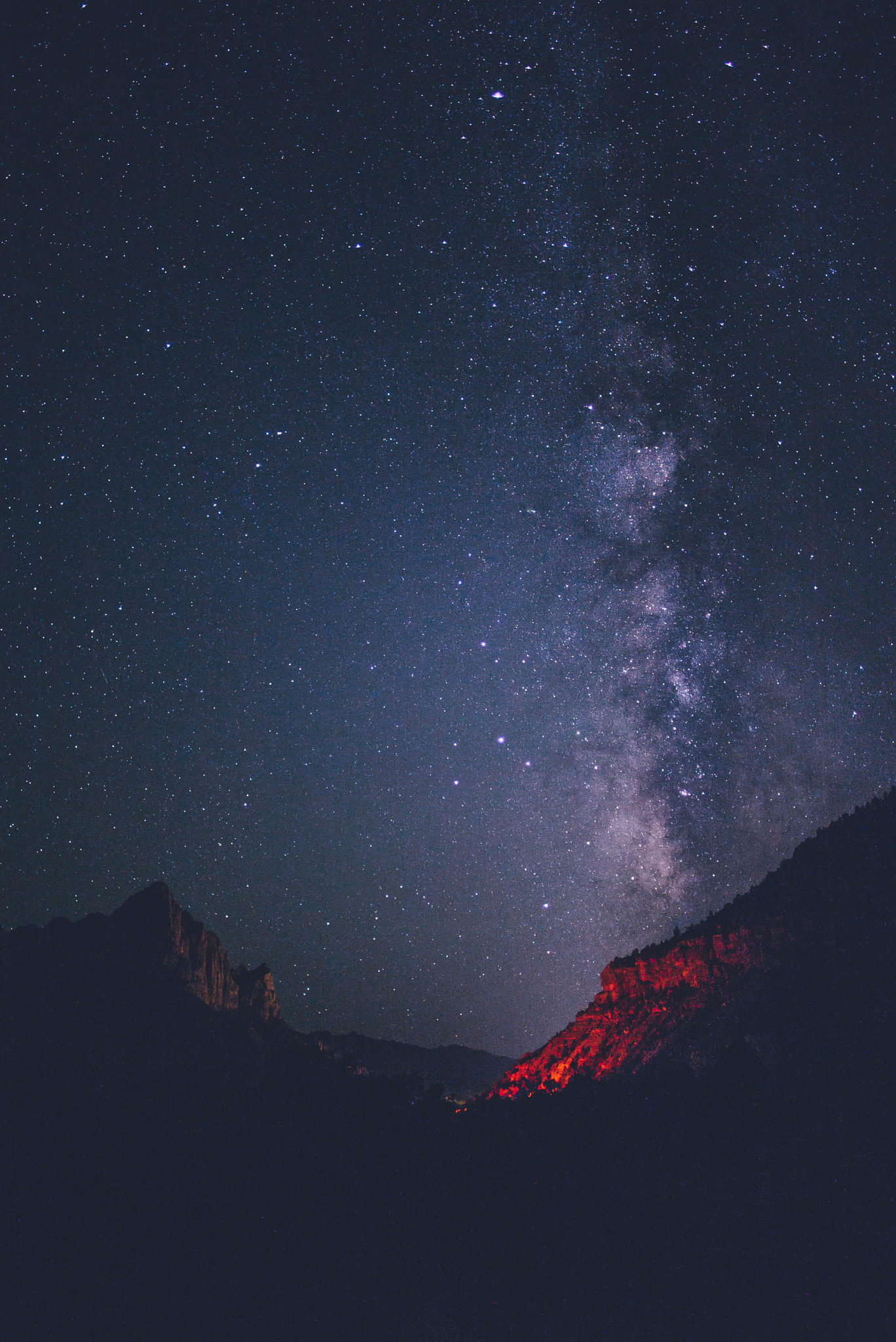 Leica Summilux-M 21mm F1.4 Asph sample photo. Milky way over zion photography