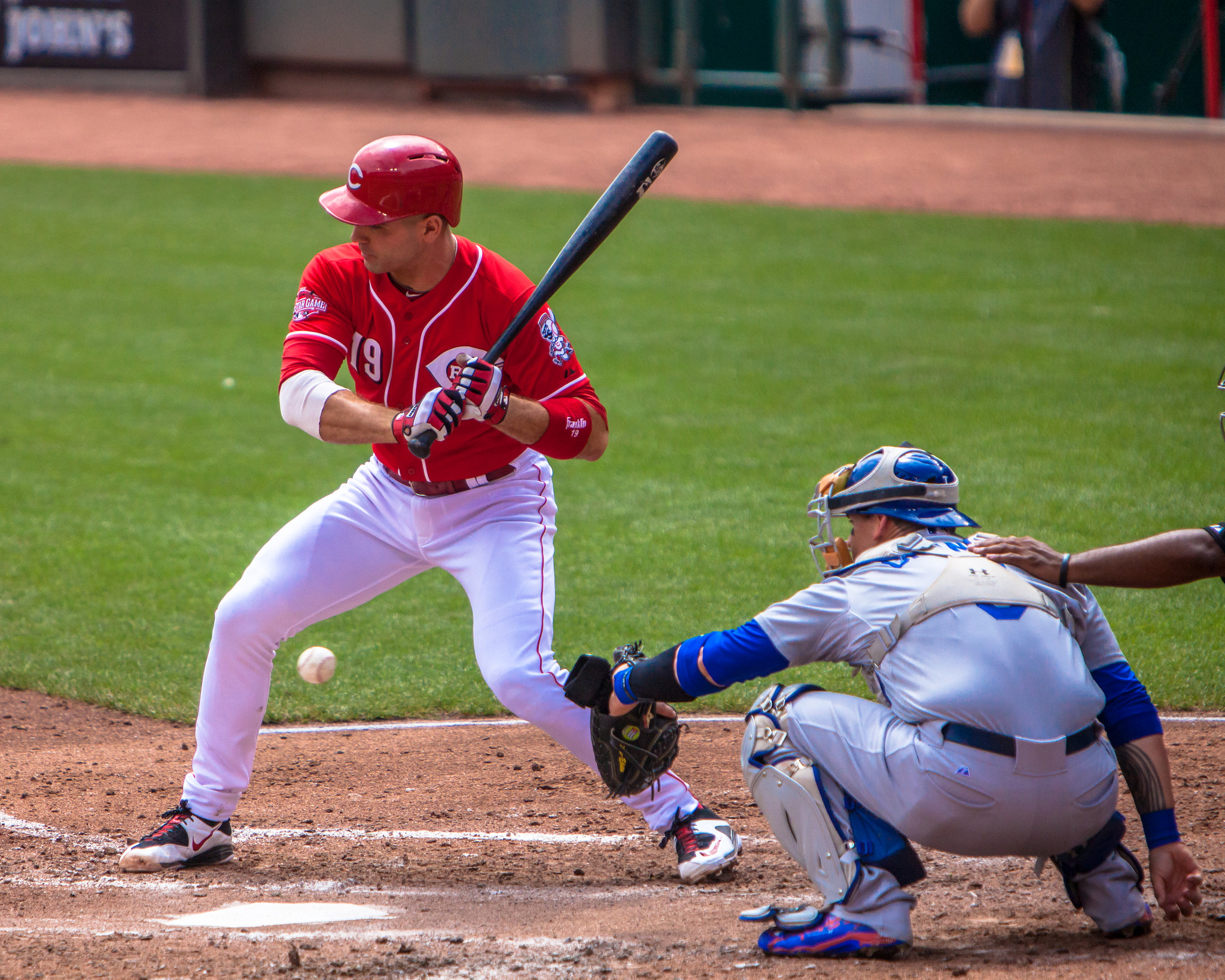 Canon EOS 5D Mark II + Canon EF 70-200mm F2.8L IS USM sample photo. Reds dodgers photography