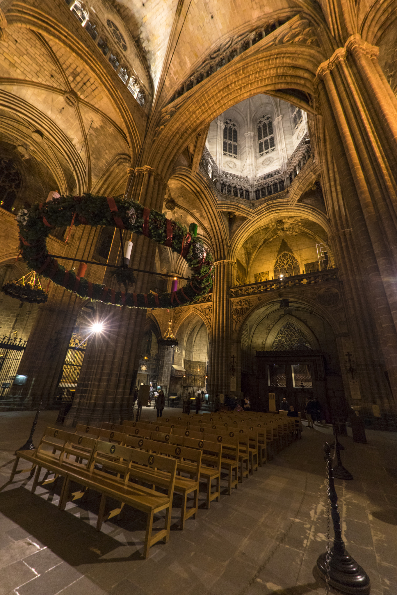 Sony a7 II + FE 16mm F3.5 Fisheye sample photo. La catedral, barcelona photography