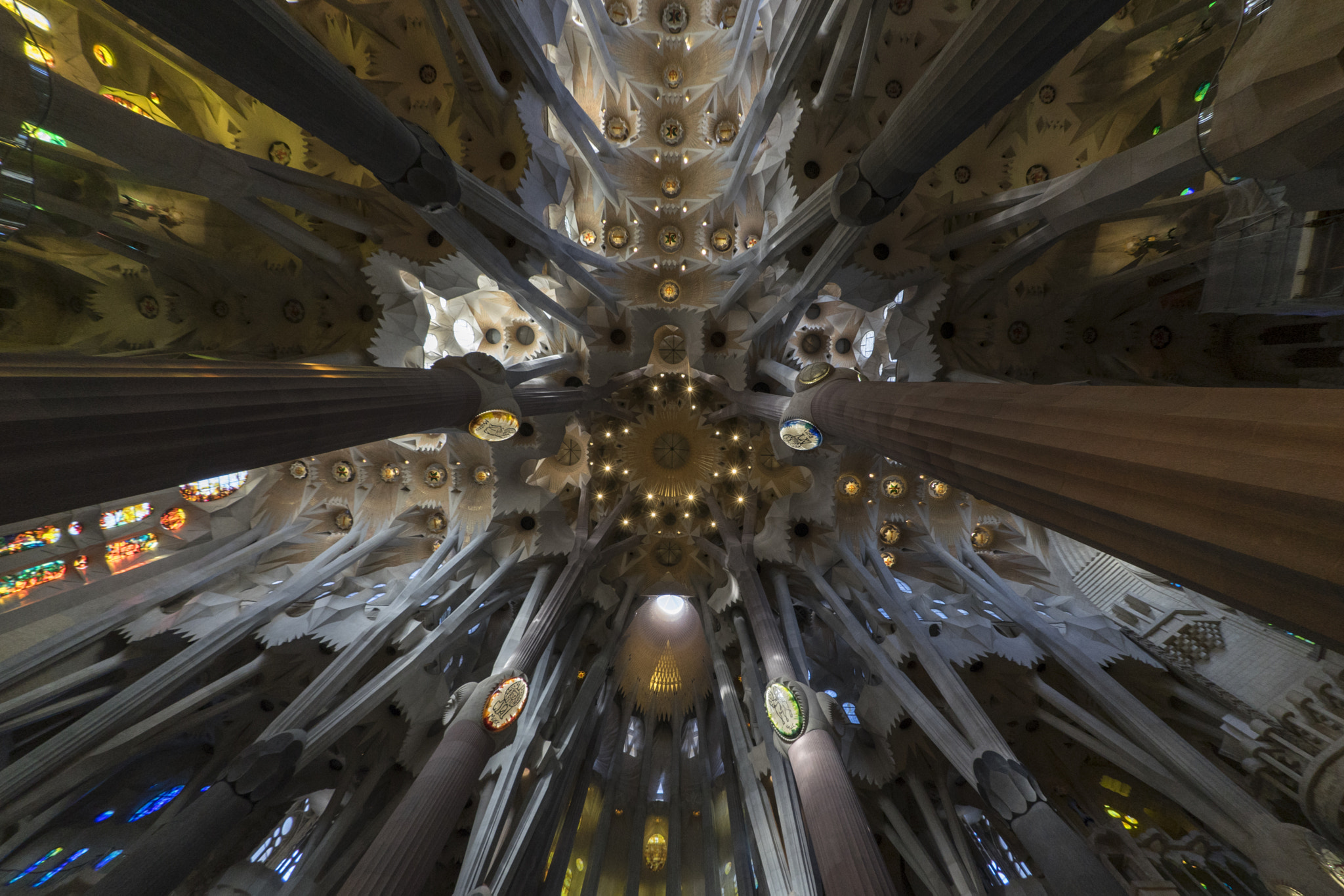 Sony a7 II + FE 16mm F3.5 Fisheye sample photo. La sagrada familia photography