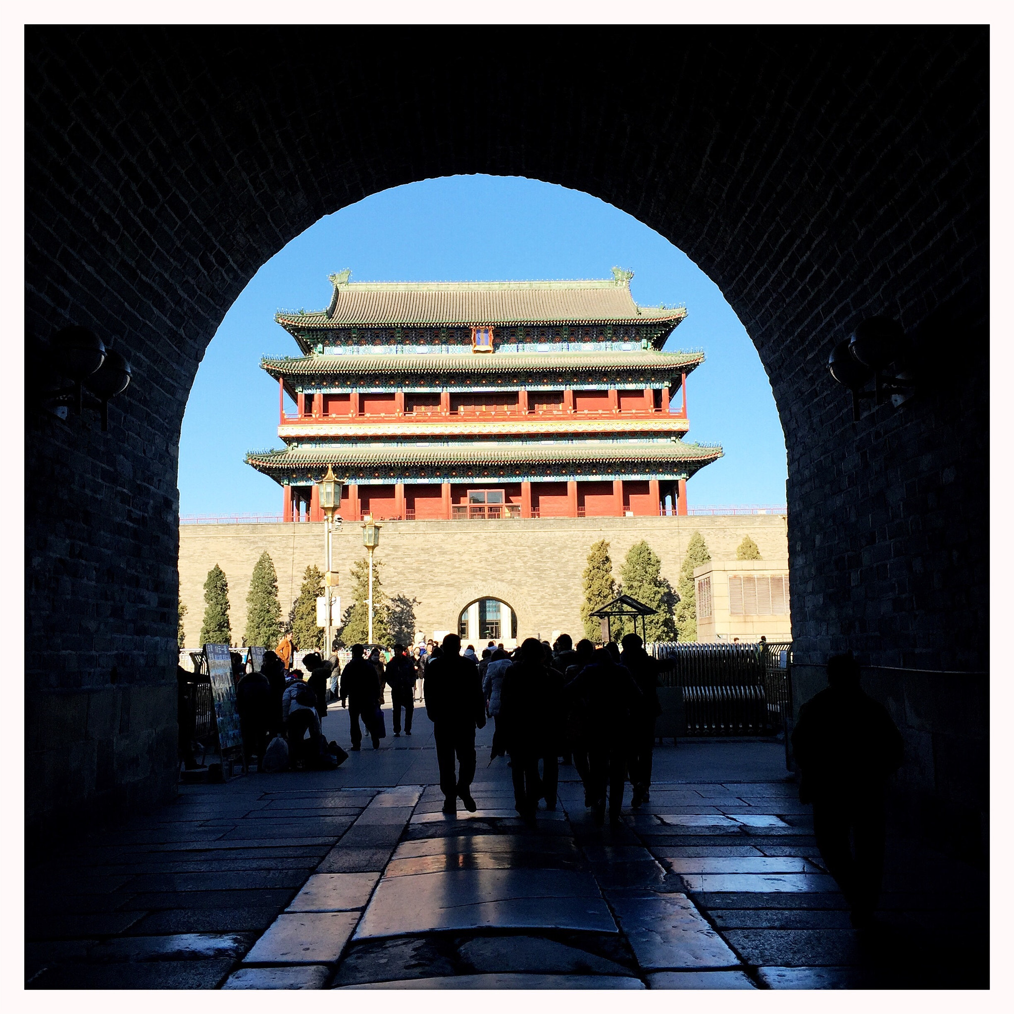 Hipstamatic 303 sample photo. 北京正阳门 photography