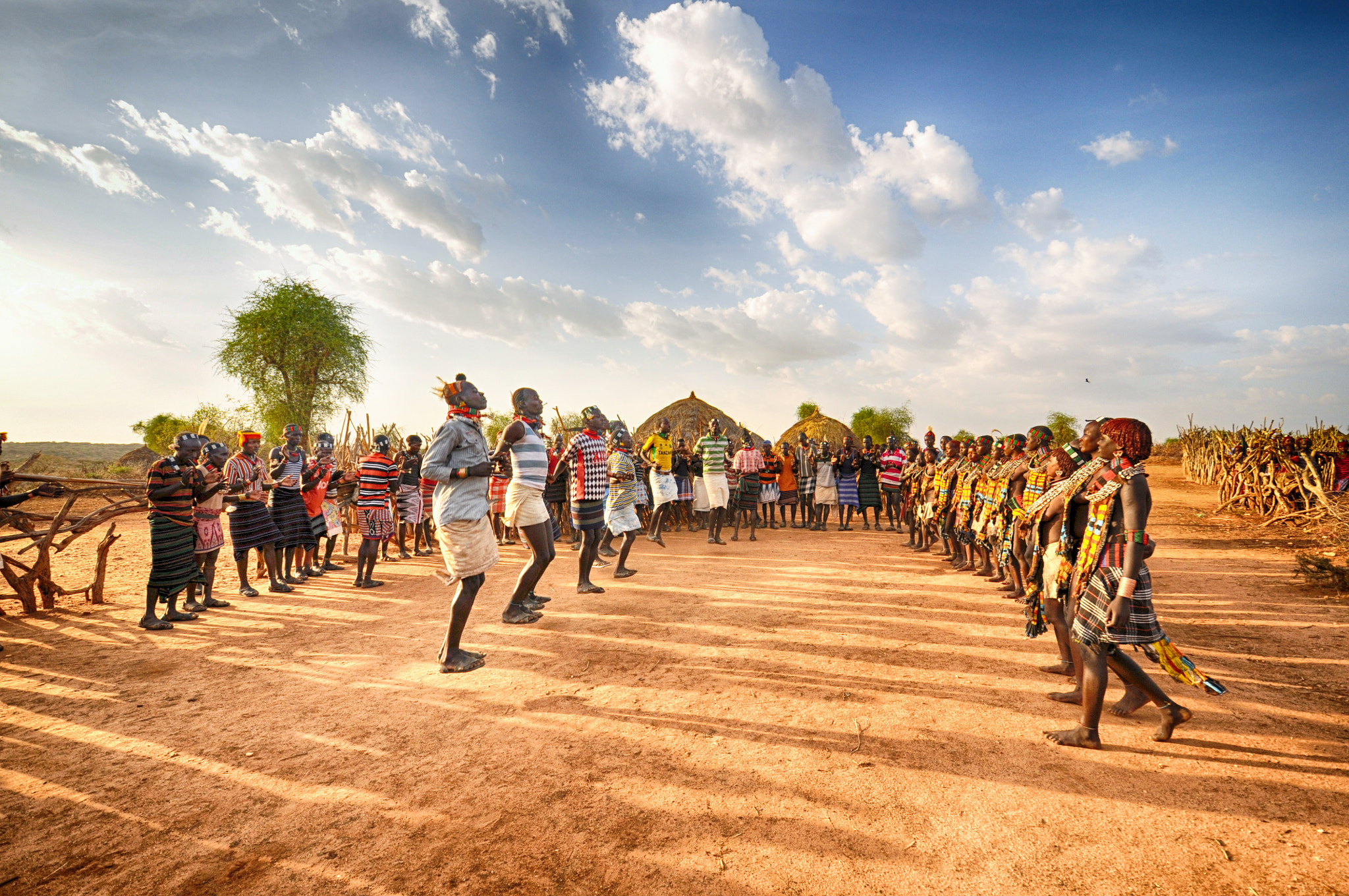 Nikon D5000 + Nikon AF-S DX Nikkor 10-24mm F3-5-4.5G ED sample photo. Dance at a wedding party in the hamar tribe (omo valley, ethiopia) photography