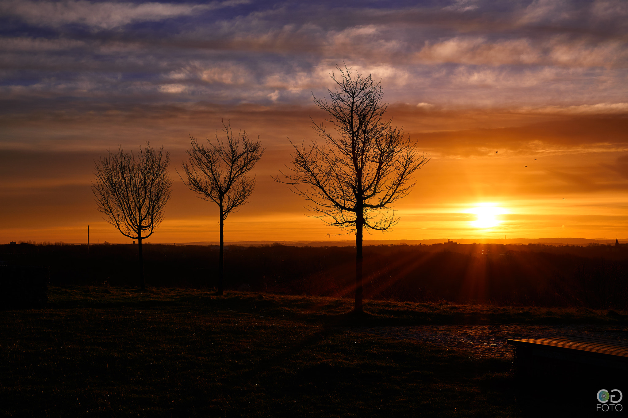 E 30mm F2.8 sample photo. Sunrise in germany photography