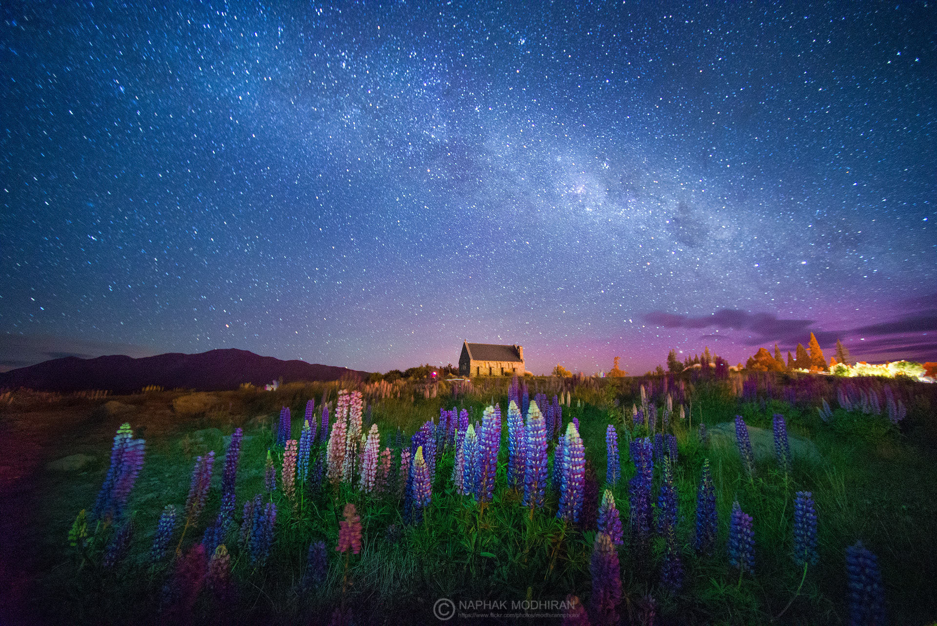 Nikon D600 + Nikon AF Nikkor 14mm F2.8D ED sample photo. Lake tekapo with aurora australis photography