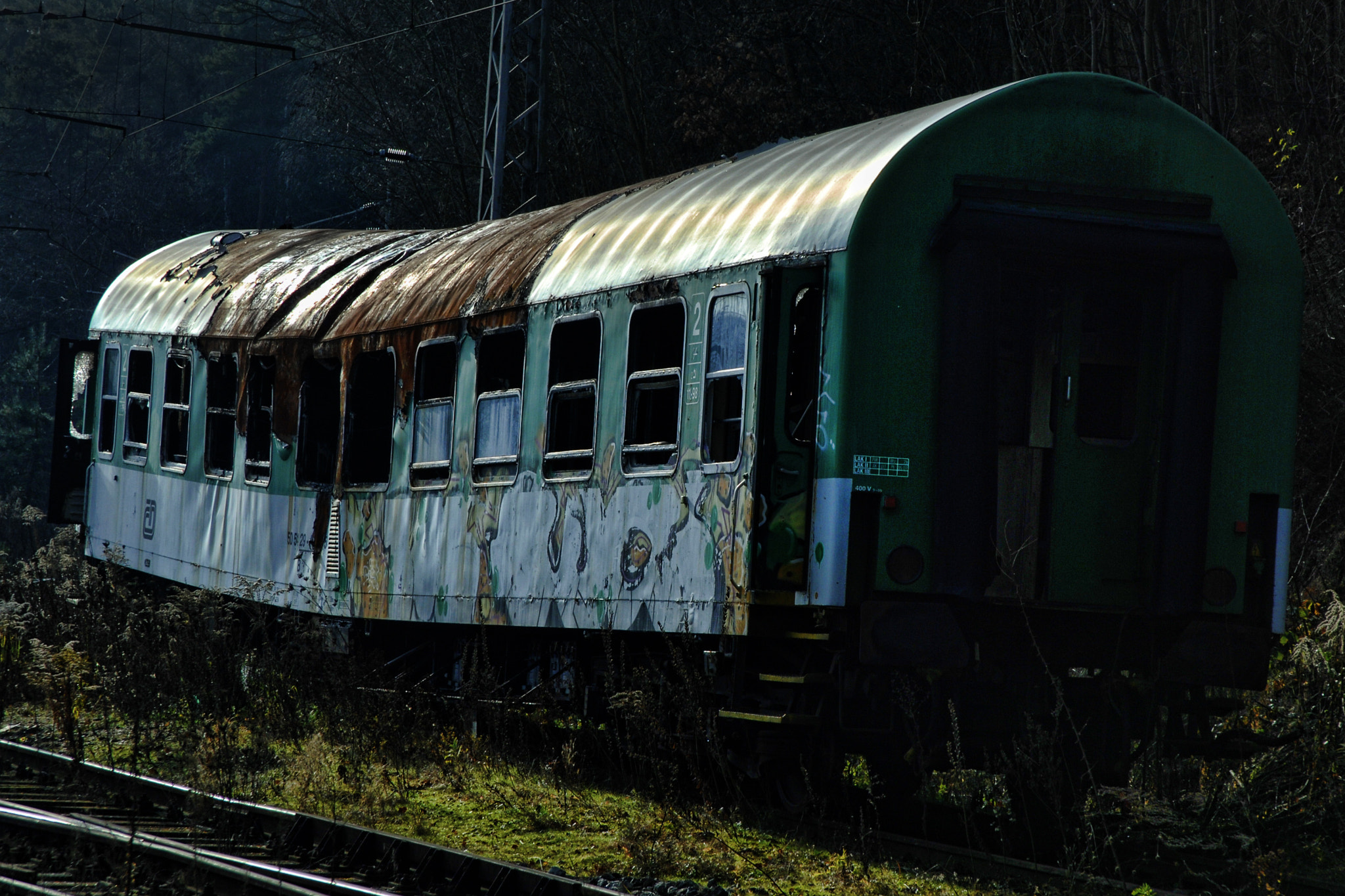 Nikon D2X sample photo. Old wagon photography