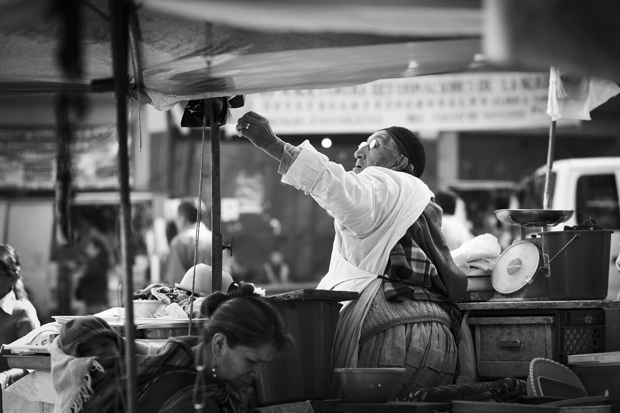 Street Vendor in La Paz, Bolivia