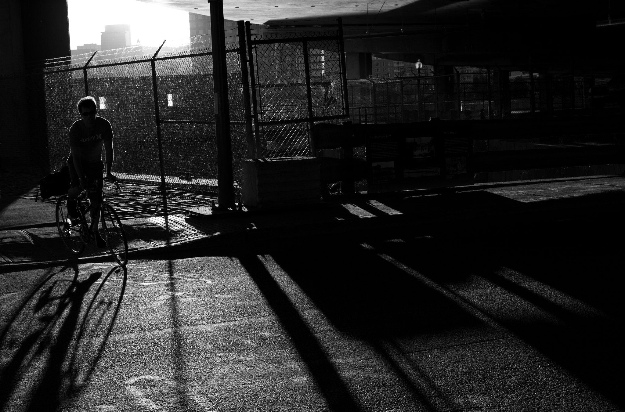 Canon EF 40mm F2.8 STM sample photo. Bicycle rider photography