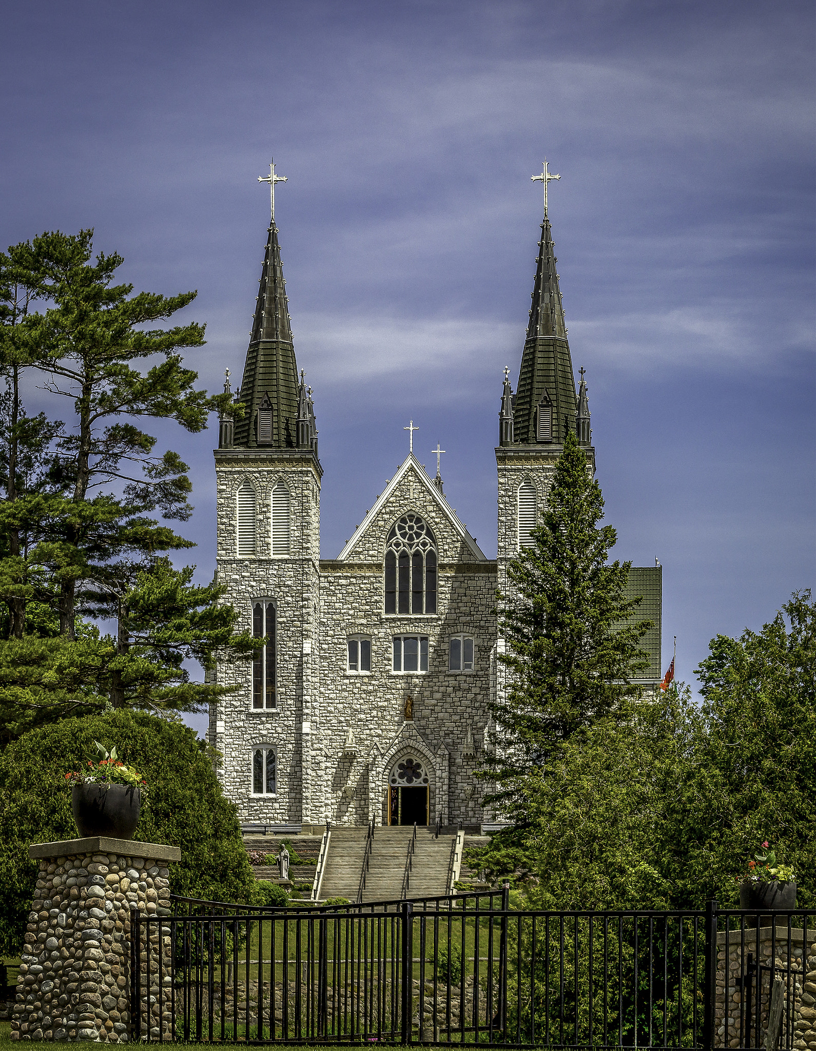 Canon EF 75-300mm F4.0-5.6 IS USM sample photo. Martyrs's shrine, midland, ontario, canada photography