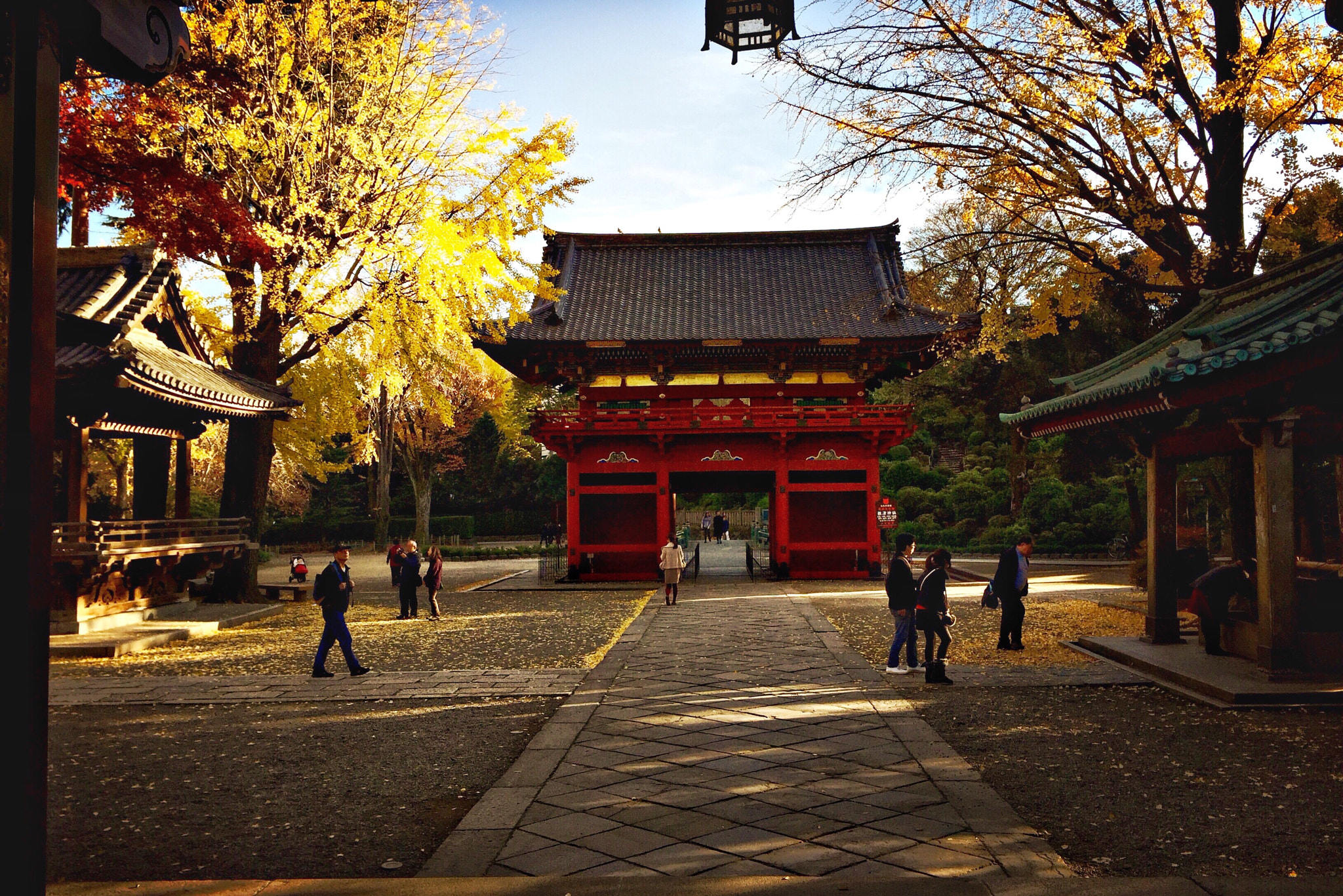 Hipstamatic 304 sample photo. Nezu shrine photography