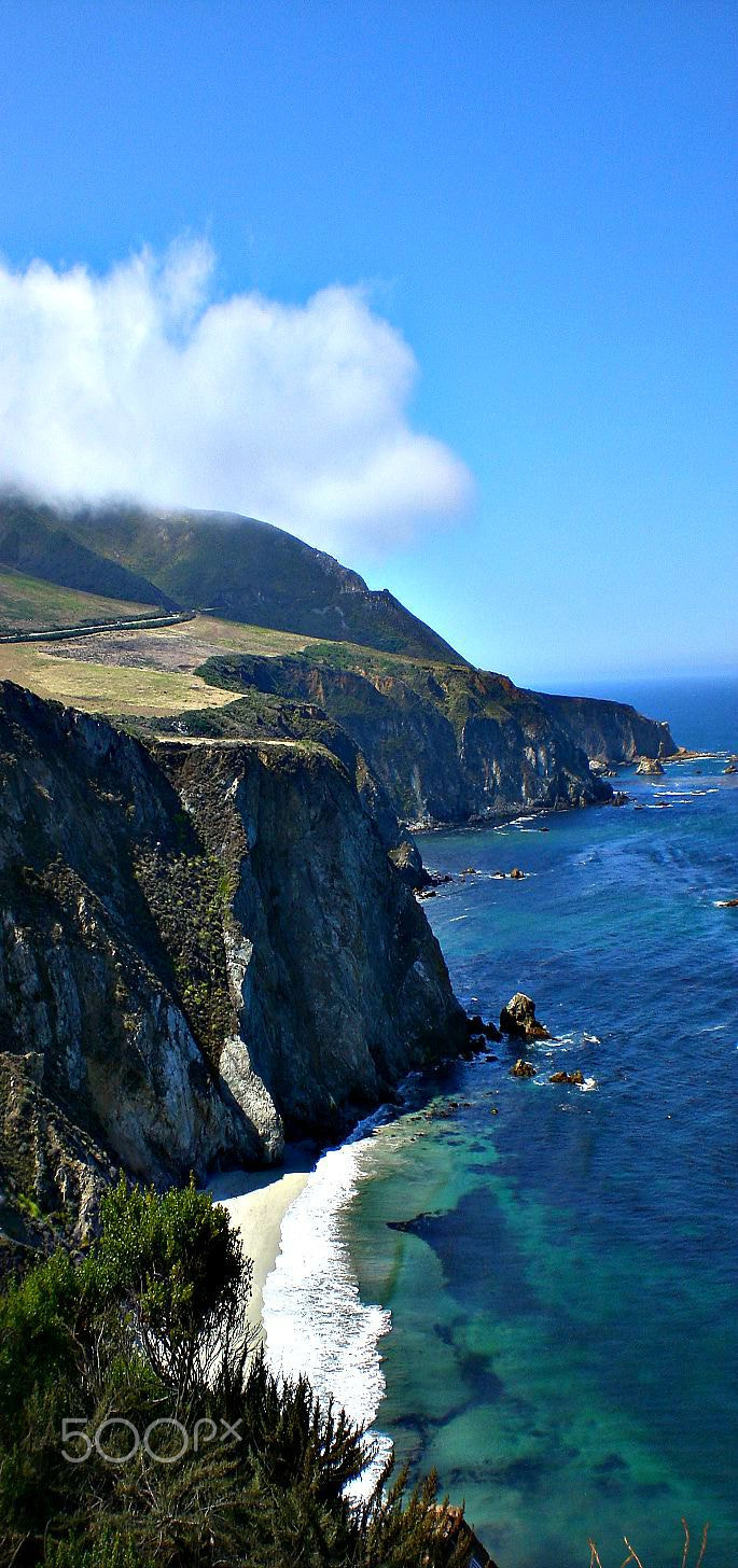 CASIO EX-Z75 sample photo. Big sur, california, usa photography
