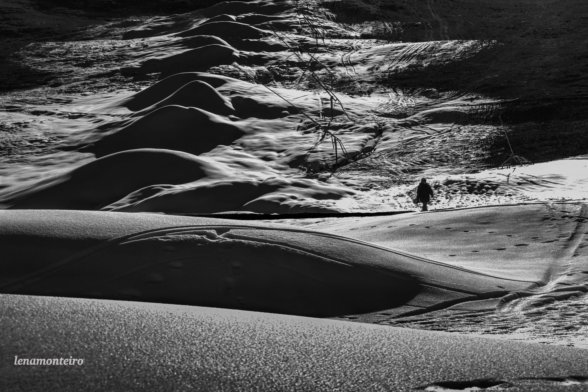Sigma 18-250mm F3.5-6.3 DC OS HSM sample photo. The man and the snow... photography