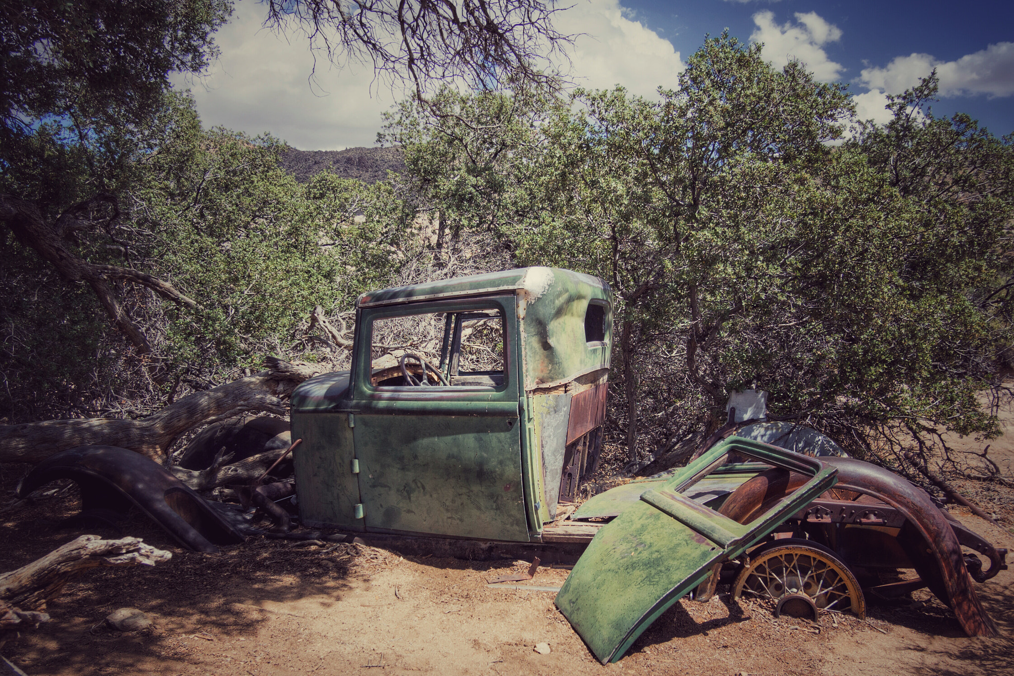 Olympus OM-D E-M10 sample photo. Wrecked photography