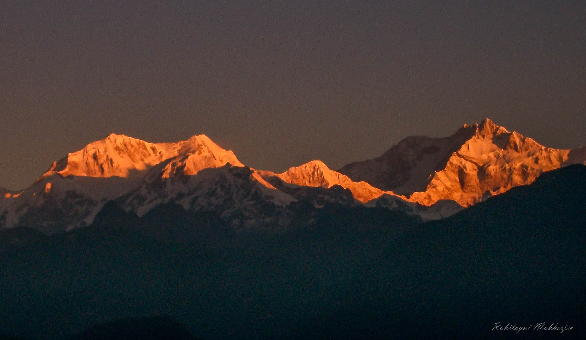 Kodak EASYSHARE C140 DIGITAL CAMERA sample photo. Sunrise at kanchenjunga photography