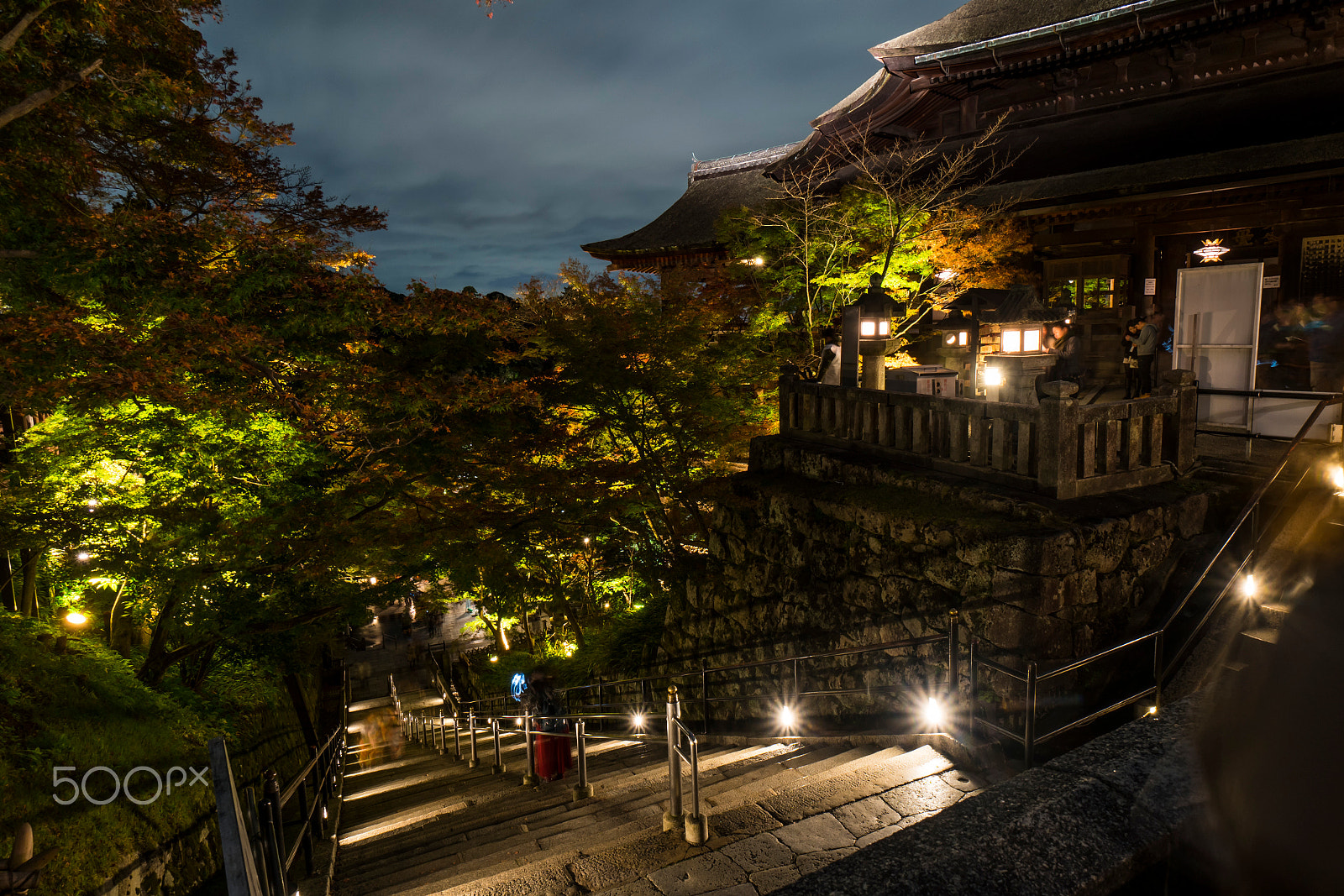 Sony a7R II + Sony E 10-18mm F4 OSS sample photo. Kiyomizu dera night view photography
