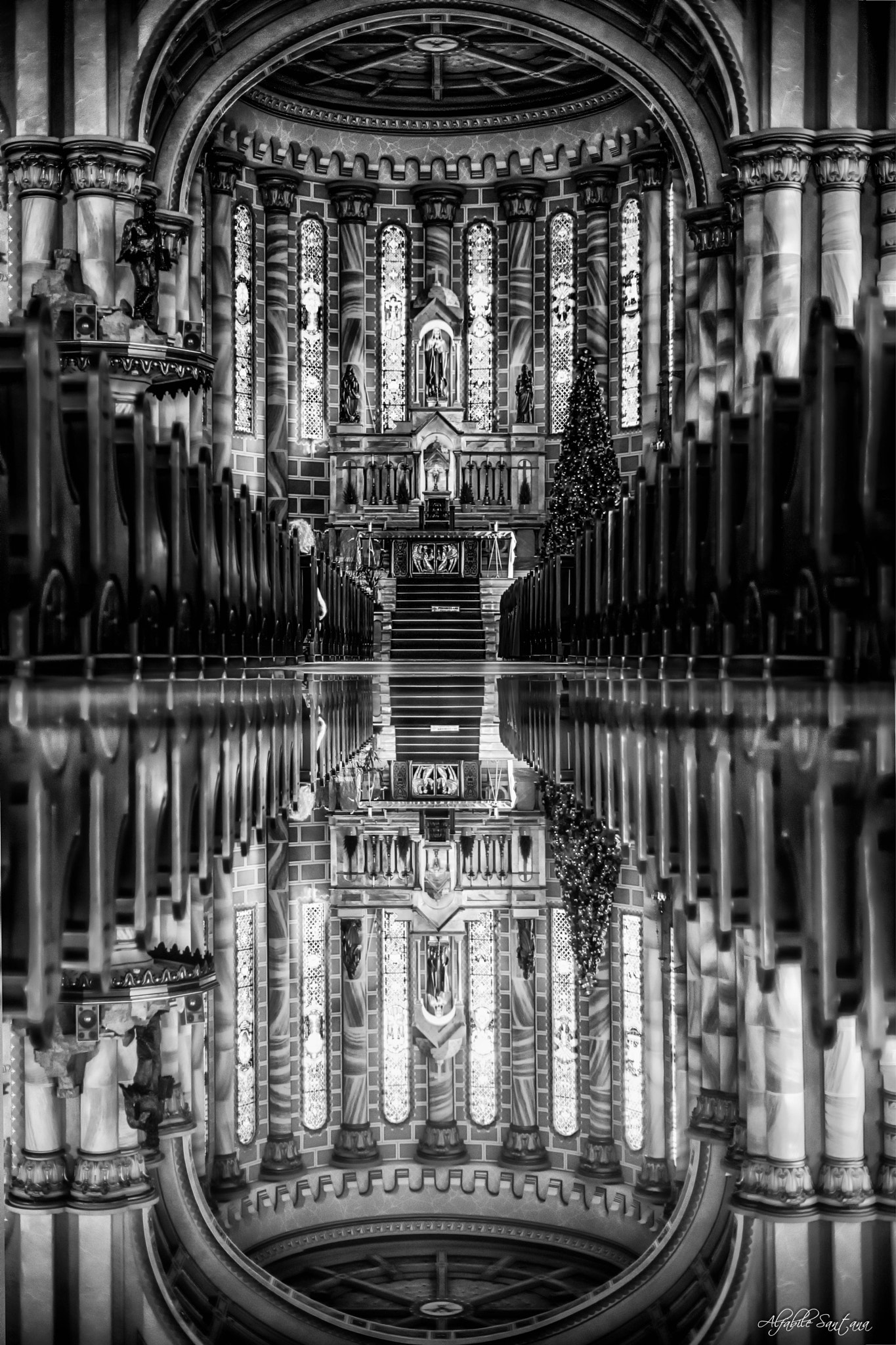 Sony Alpha DSLR-A900 + Minolta AF 50mm F1.7 sample photo. Inside the church (hdr) photography