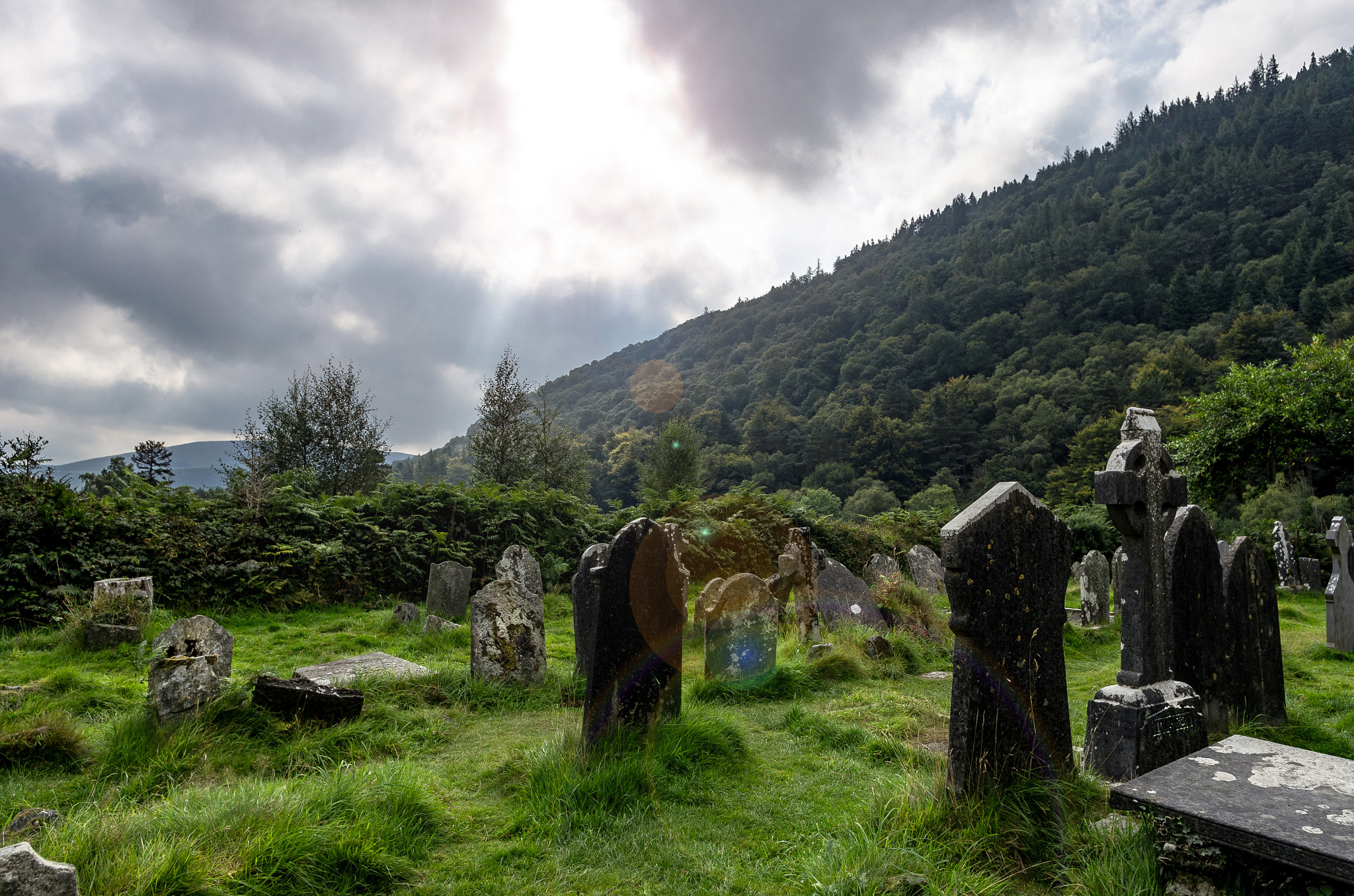Pentax smc DA 15mm F4 ED AL Limited sample photo. Glendalough graveyard photography