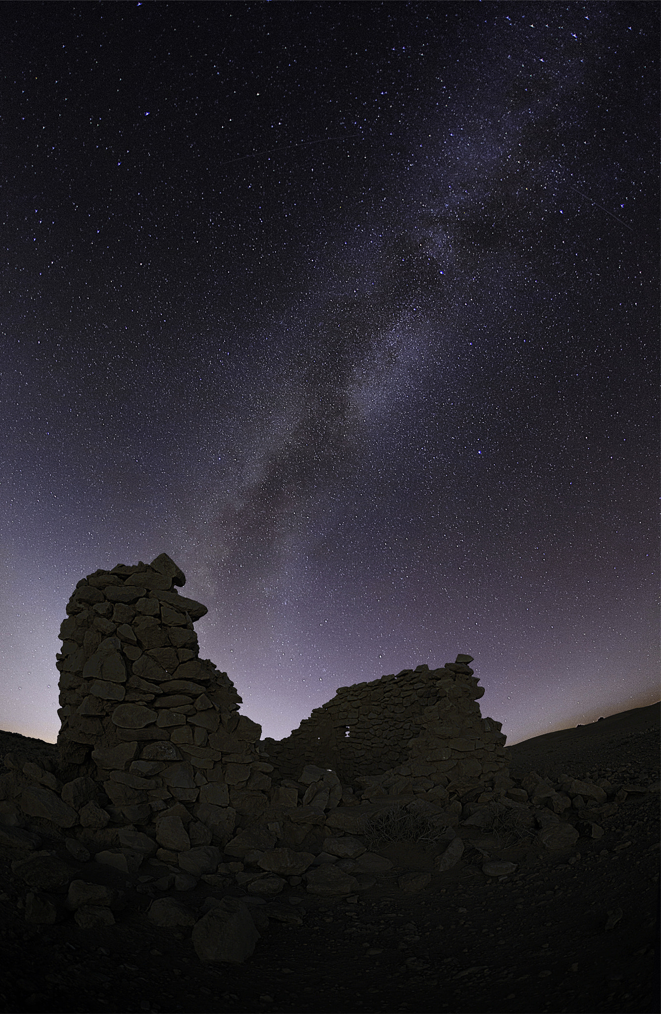 Canon EOS 5D Mark II + Sigma 15mm f/2.8 EX Fisheye sample photo. The winter milky way photography