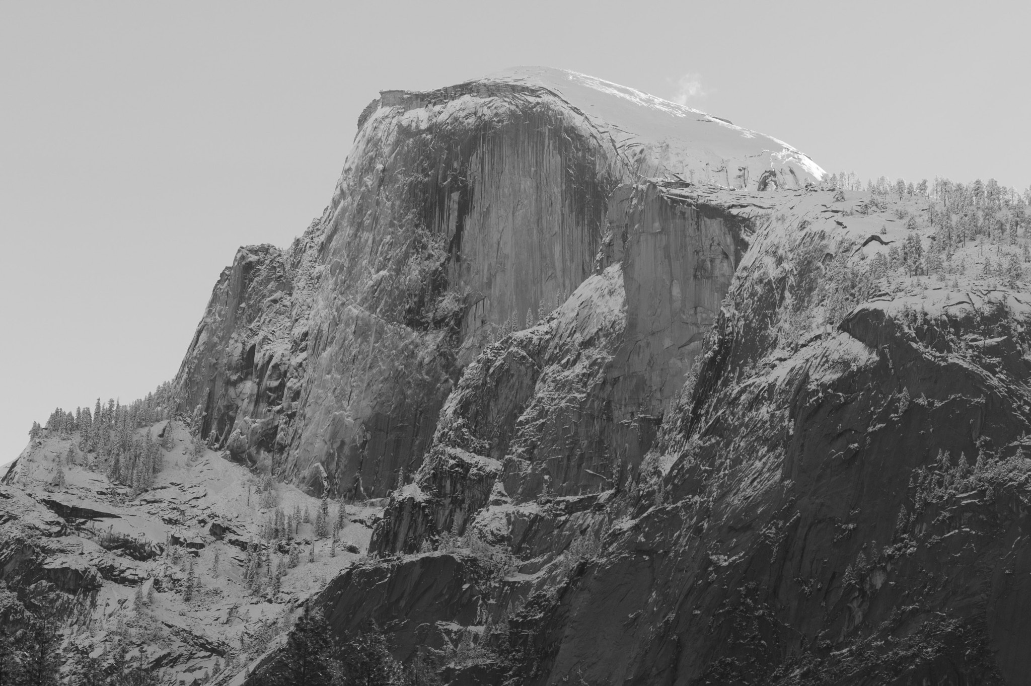 Noctilux-M 50mm f/1 sample photo. Half dome winter sun rising photography