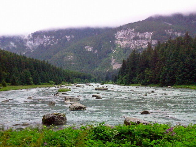 Samsung Galaxy Proclaim sample photo. Alaska river photography