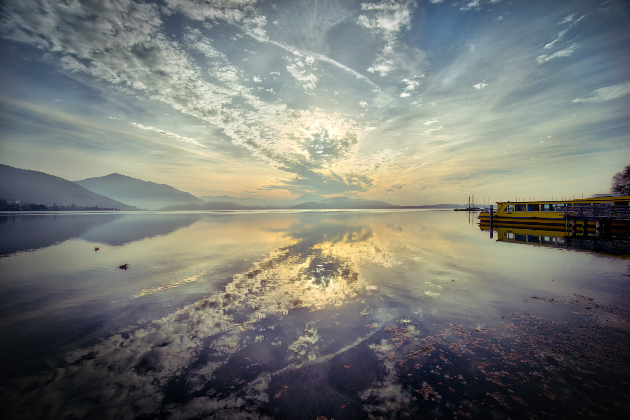 Sony a7R + Sony E 10-18mm F4 OSS sample photo. Lake zug photography