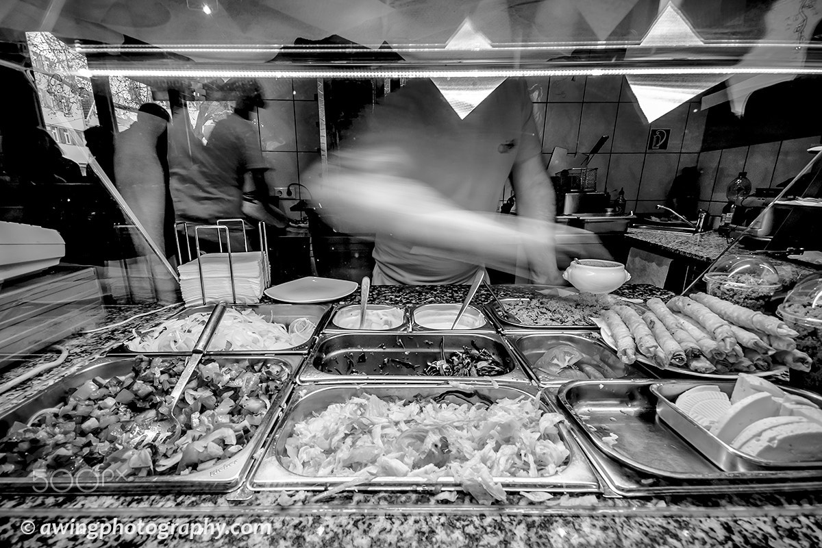 Sigma AF 10-20mm F4-5.6 EX DC sample photo. Fast food photography