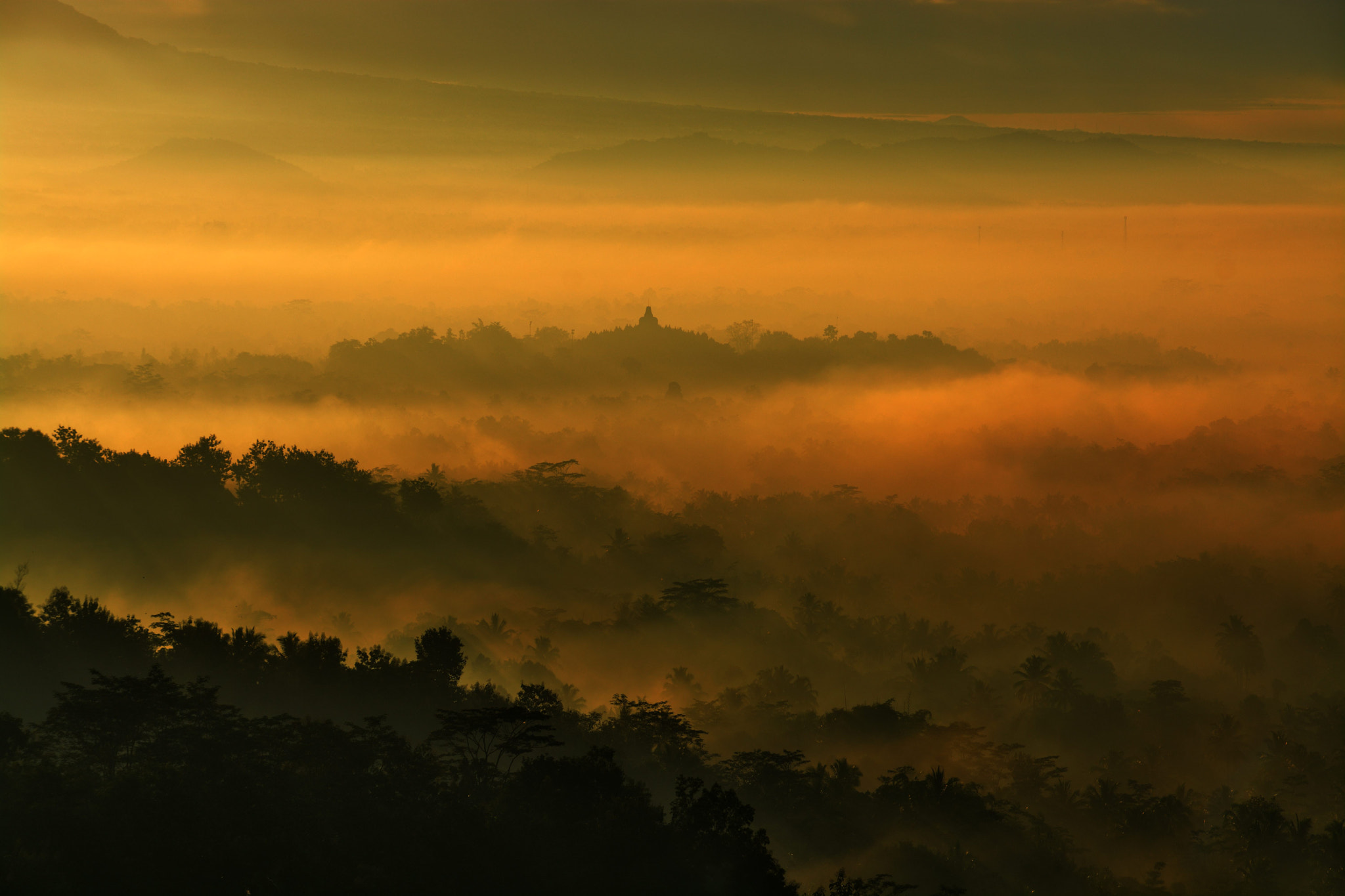 Nikon D7100 + Sigma 50-150mm F2.8 EX APO DC HSM sample photo. Borobudur, java photography