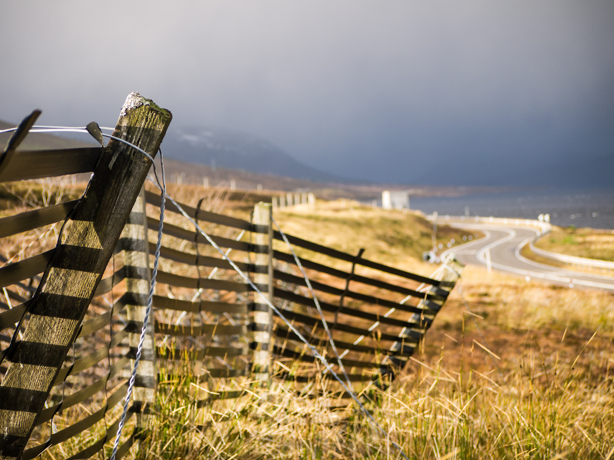 Panasonic Lumix DMC-G2 sample photo. Weather over loch glascarnoch photography