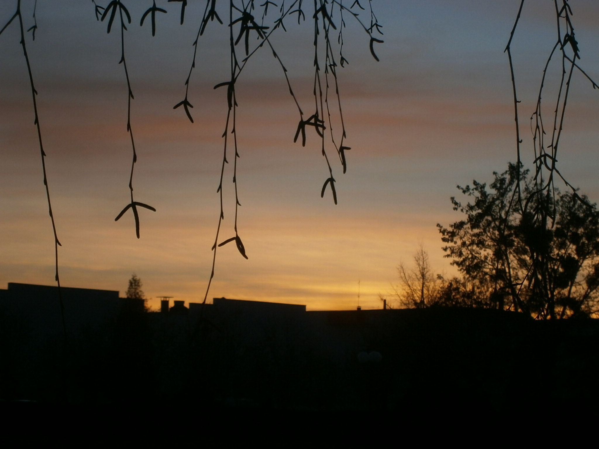Olympus VG130,D710 sample photo. Sunset sky photography