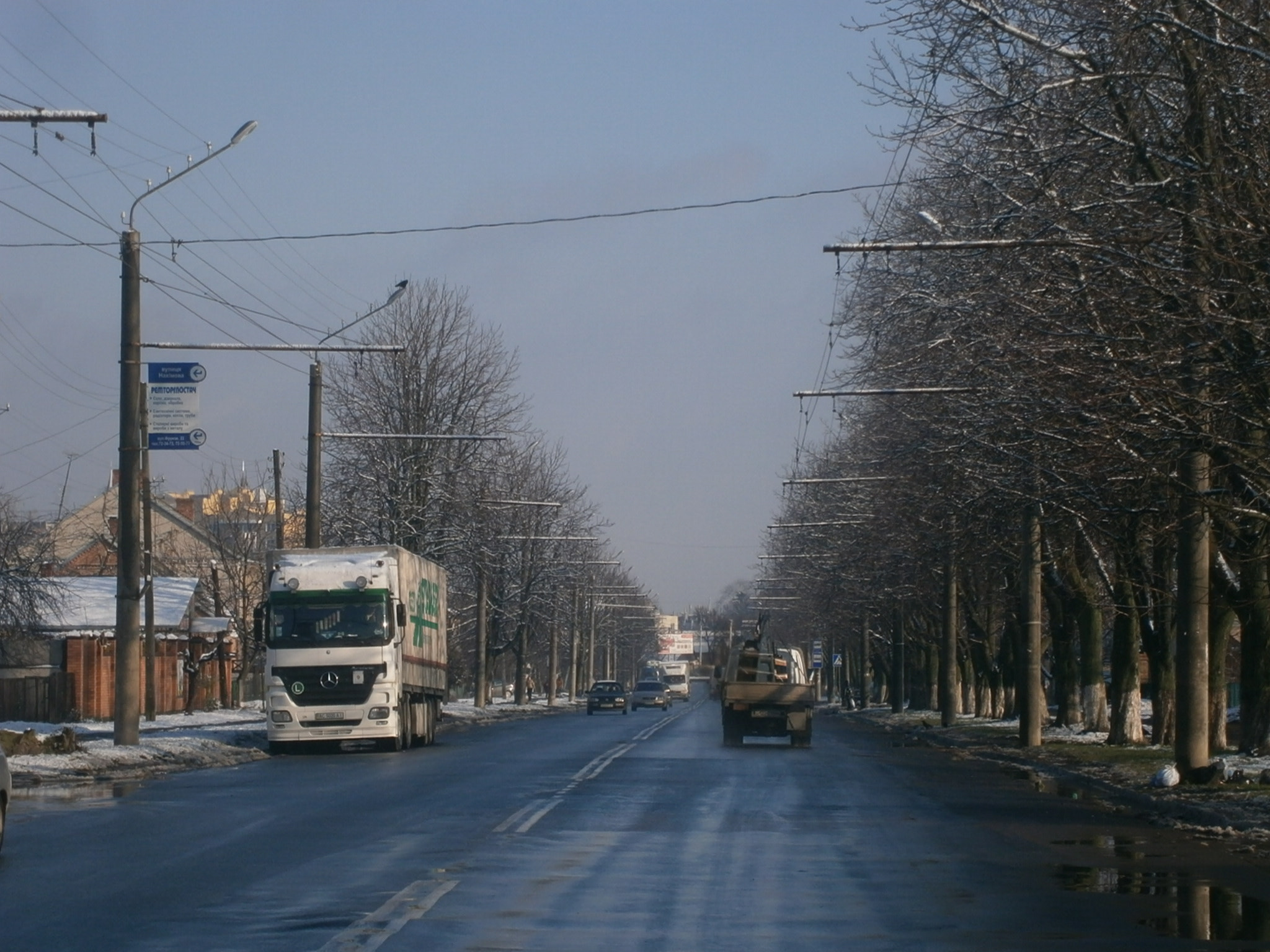 Olympus VG130,D710 sample photo. Road photography