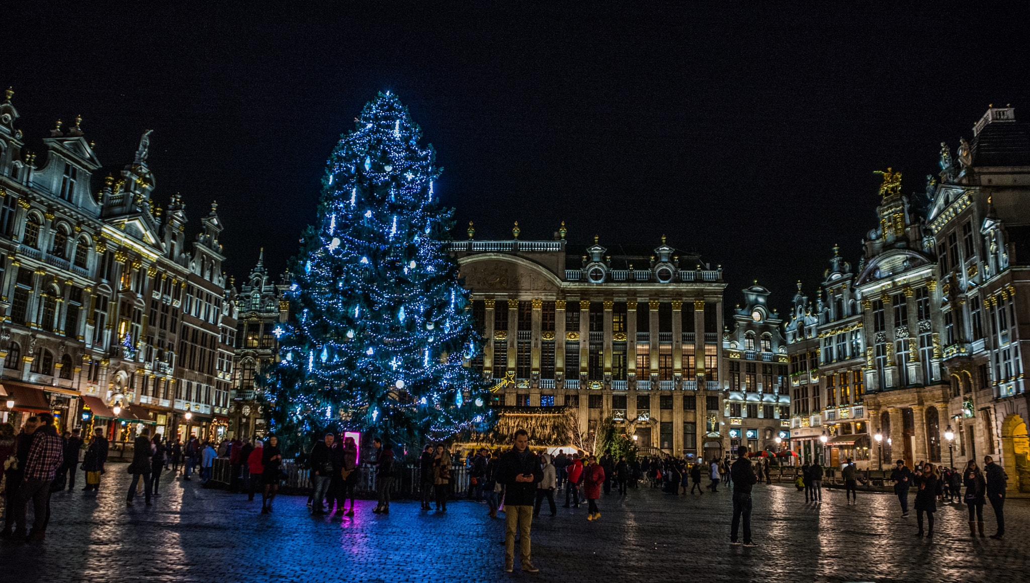 Nikon D5200 + Nikon AF-S DX Nikkor 18-135mm F3.5-5.6G ED-IF sample photo. Xmas in the grand place photography