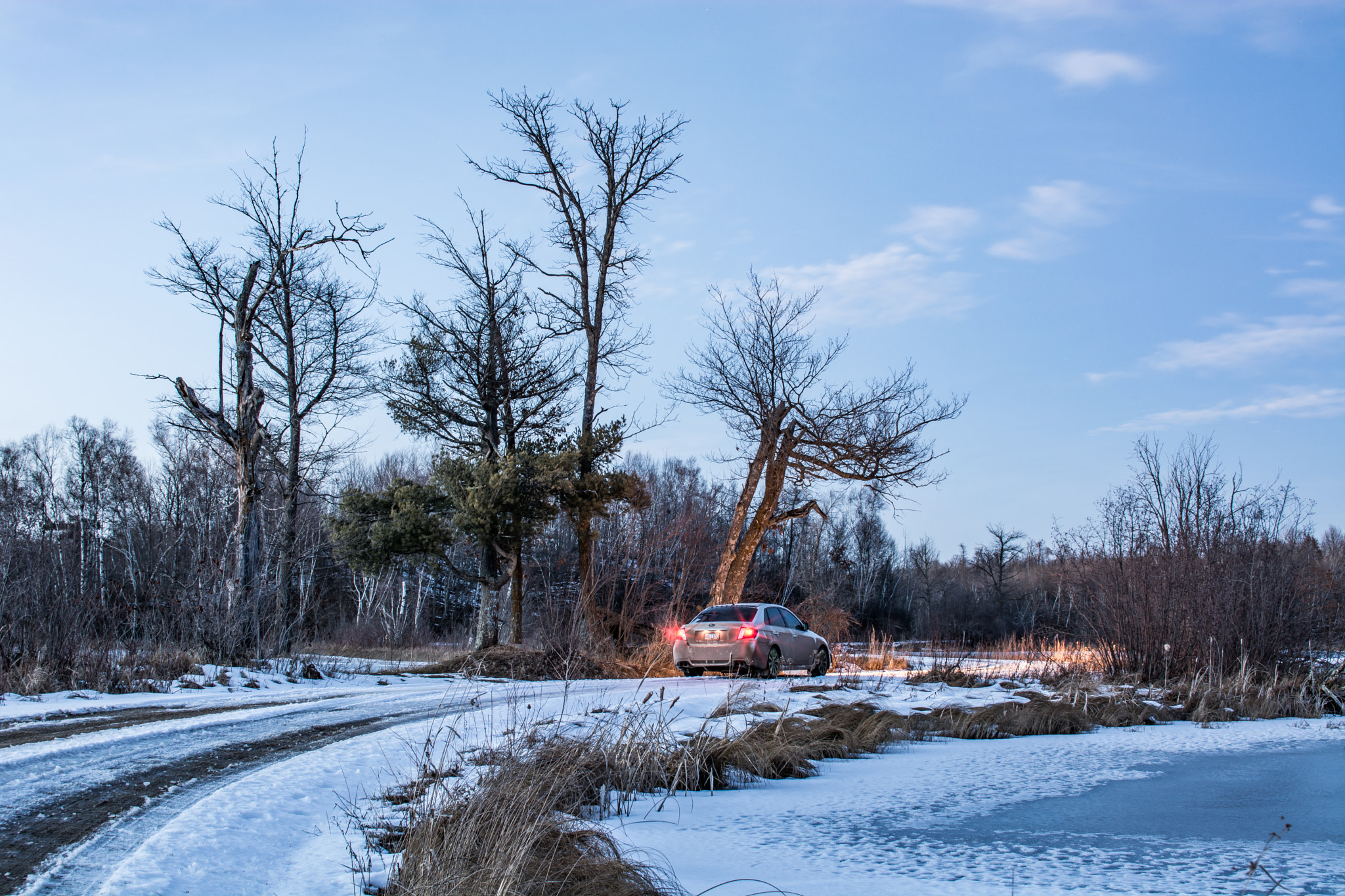 Nikon D5200 + Sigma 30mm F1.4 EX DC HSM sample photo. Lake crossing photography