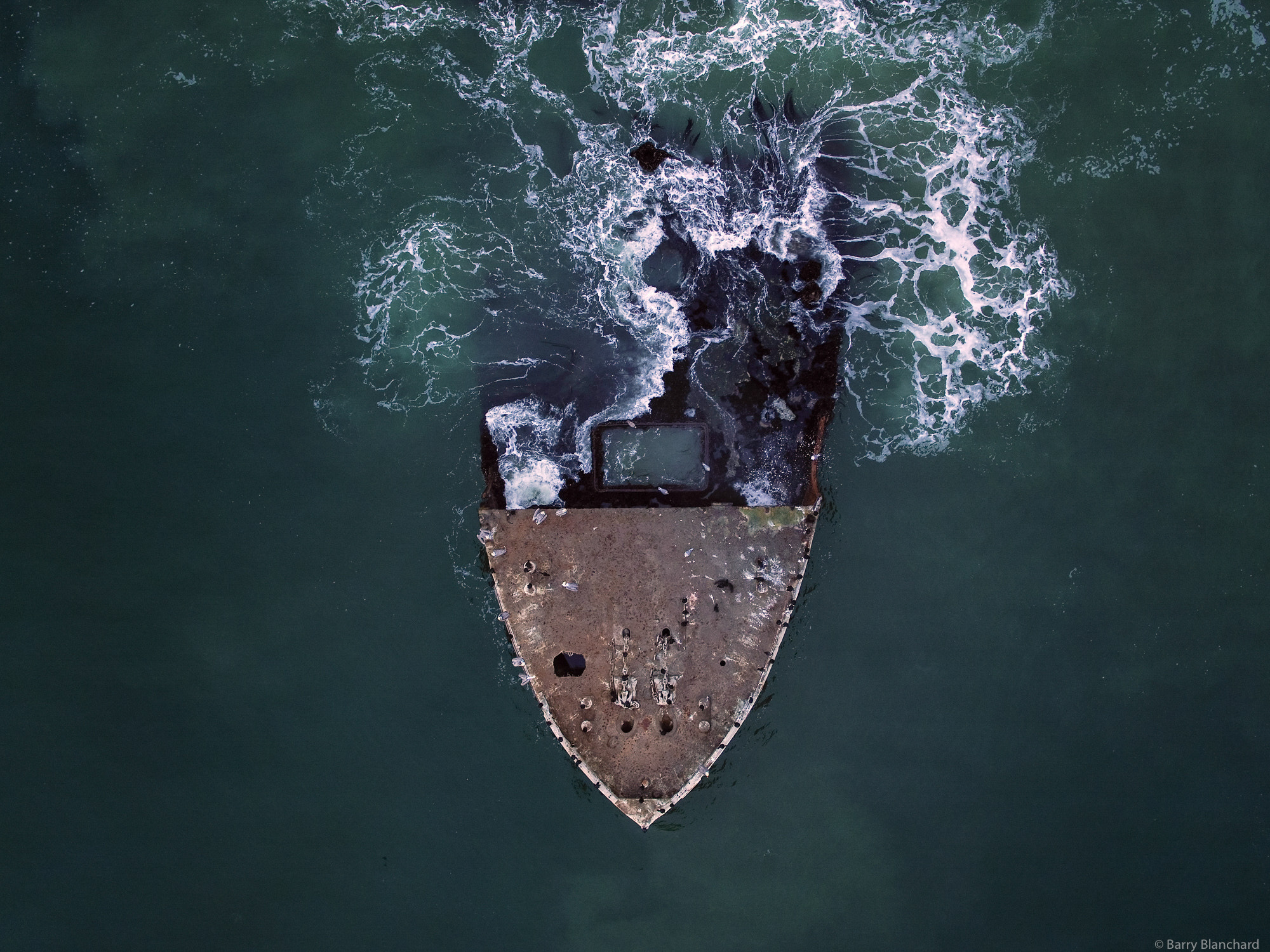 DJI FC550 + Olympus M.Zuiko Digital 25mm F1.8 sample photo. Shipwreck 1 © barry blanchard photography