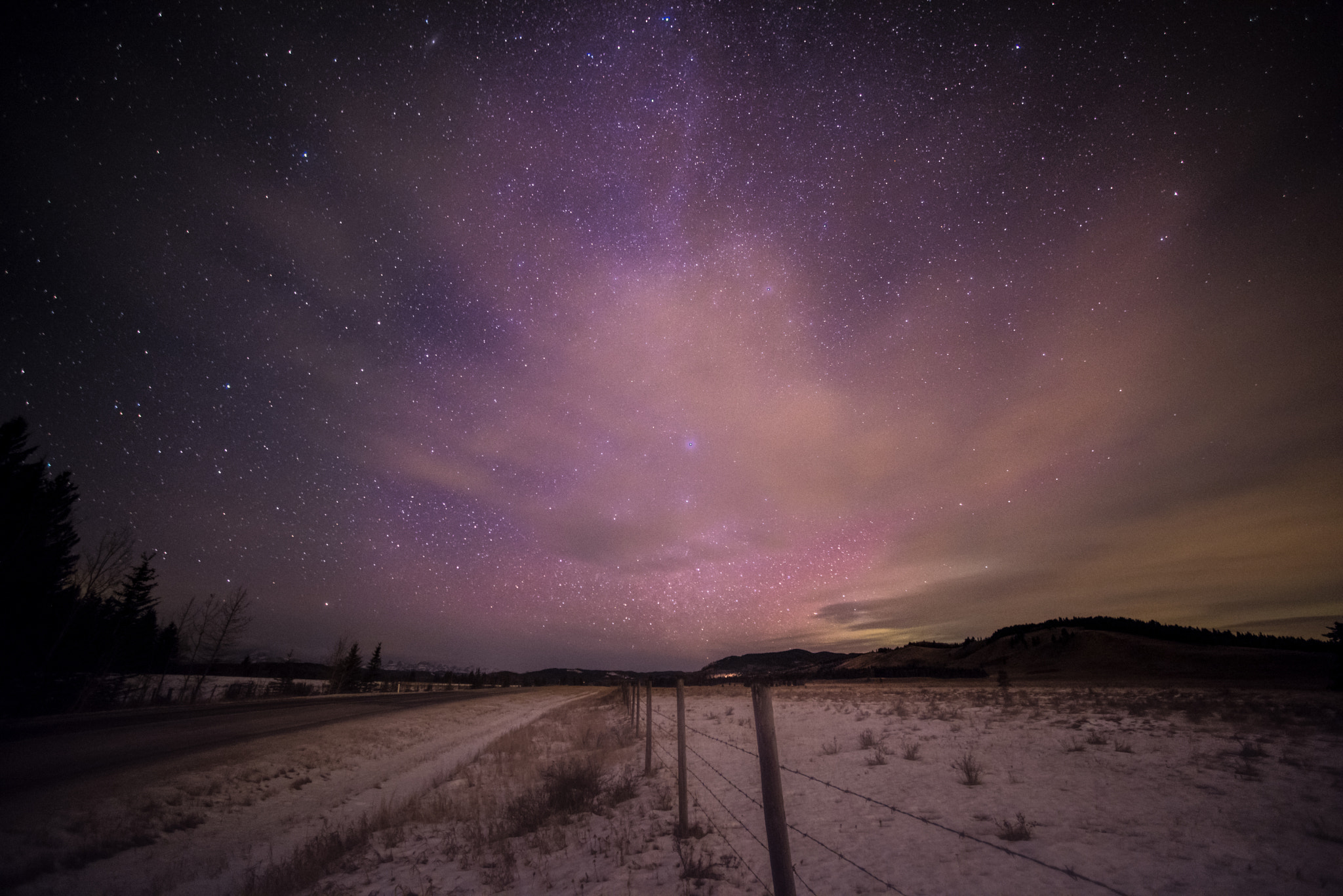 Nikon D810A + Nikon AF Nikkor 14mm F2.8D ED sample photo. Cloudy milky way photography