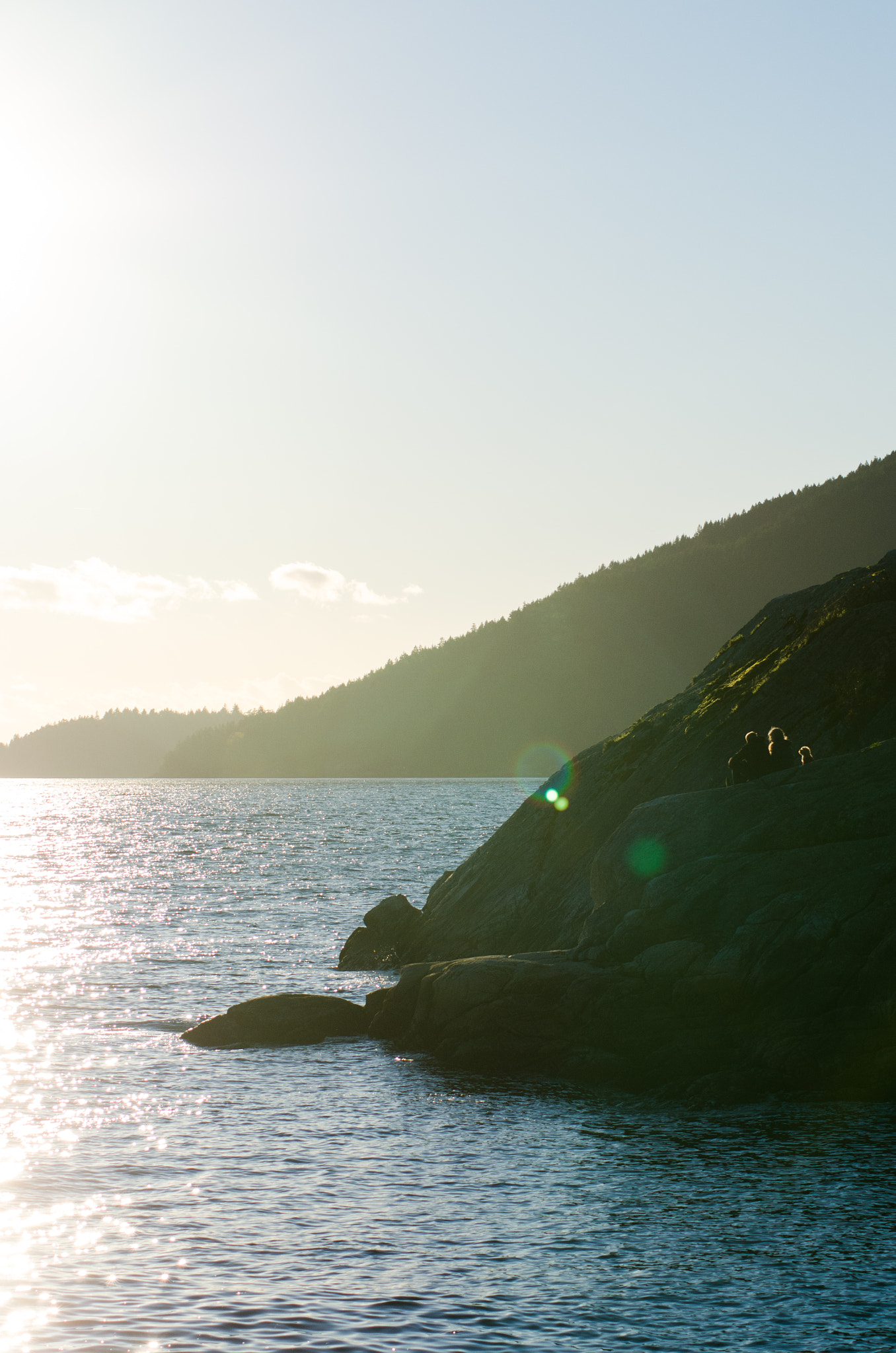 AF Zoom-Nikkor 75-300mm f/4.5-5.6 sample photo. Sunset on ocean photography