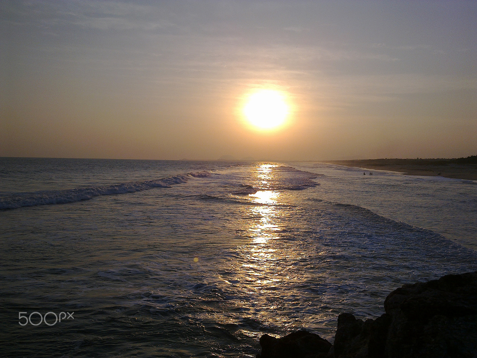 Nokia 6700s sample photo. Sea sunset photography