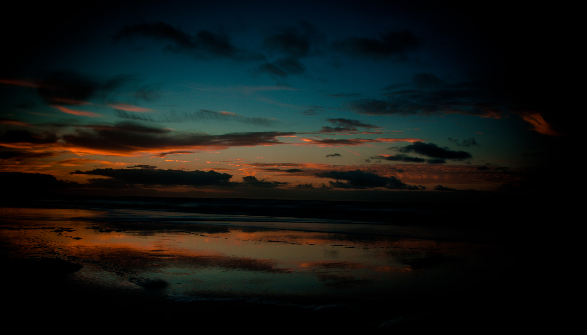 Pentax K-3 sample photo. La mer du nord pose longue photography