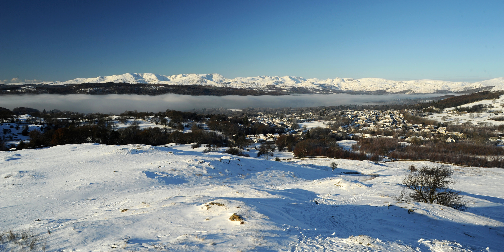 Sigma 24-70mm F2.8 EX DG Macro sample photo. Winter dream in windermere photography