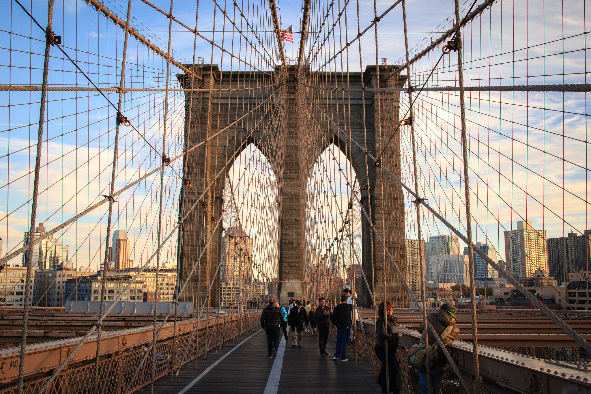 Sigma 17-70mm F2.8-4 DC Macro OS HSM sample photo. Brooklyn bridge photography