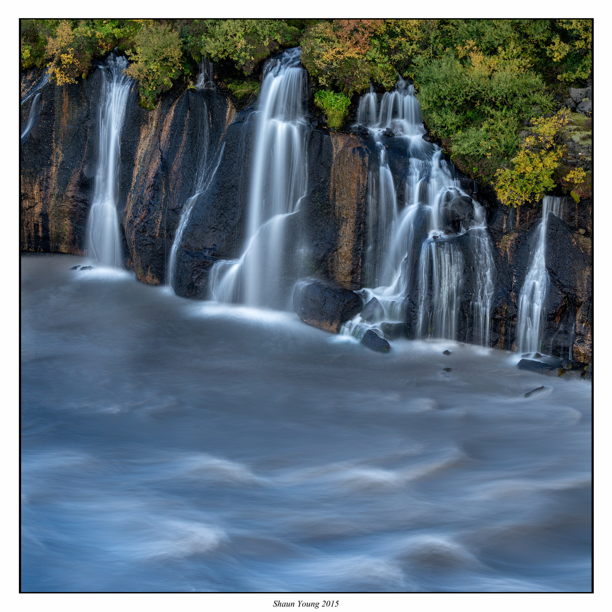 Sony a7R II + Canon EF 70-200mm F4L IS USM sample photo. Hraunfossar waterfall photography