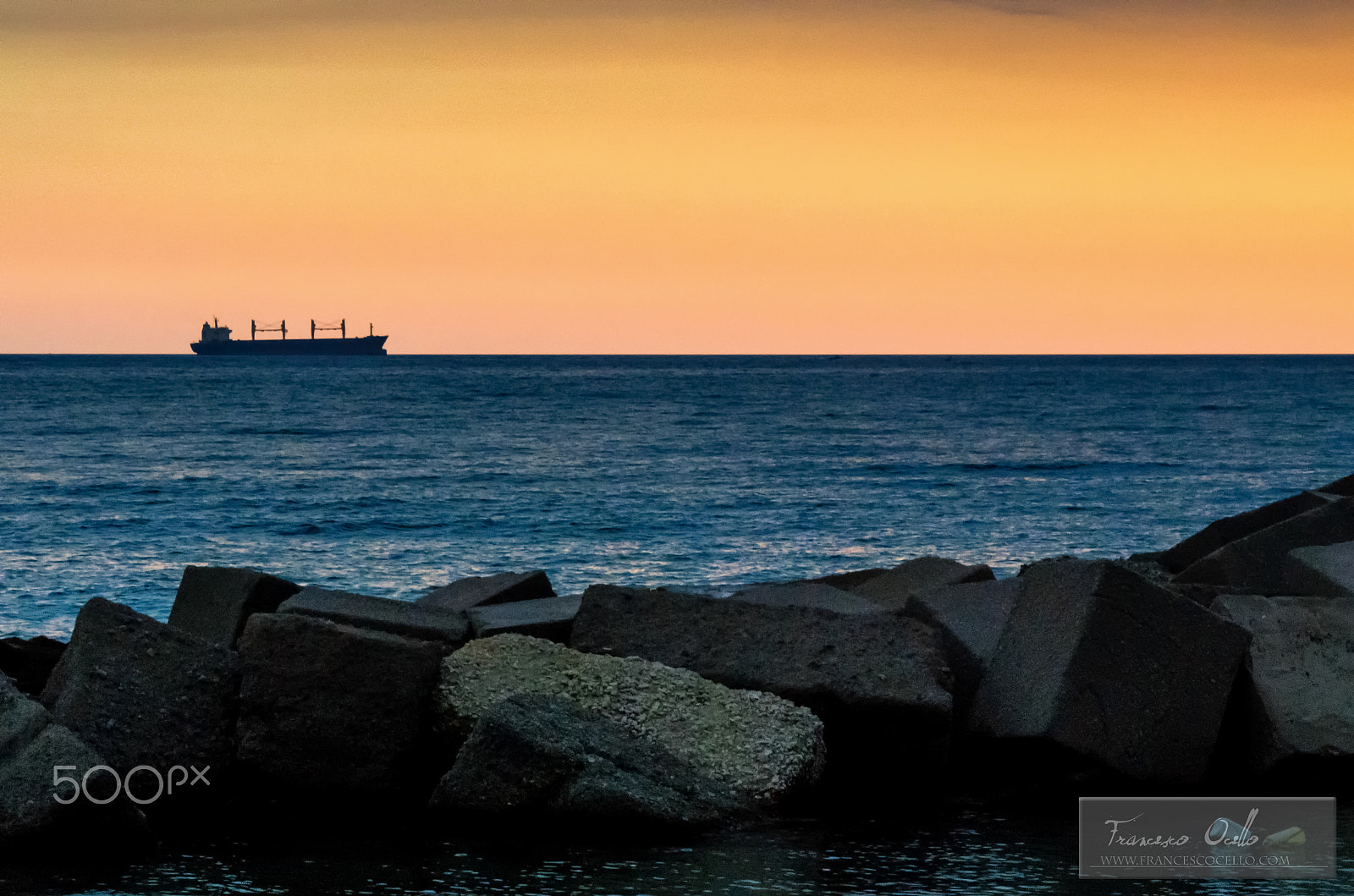 Pentax K-5 sample photo. Cargo ship photography