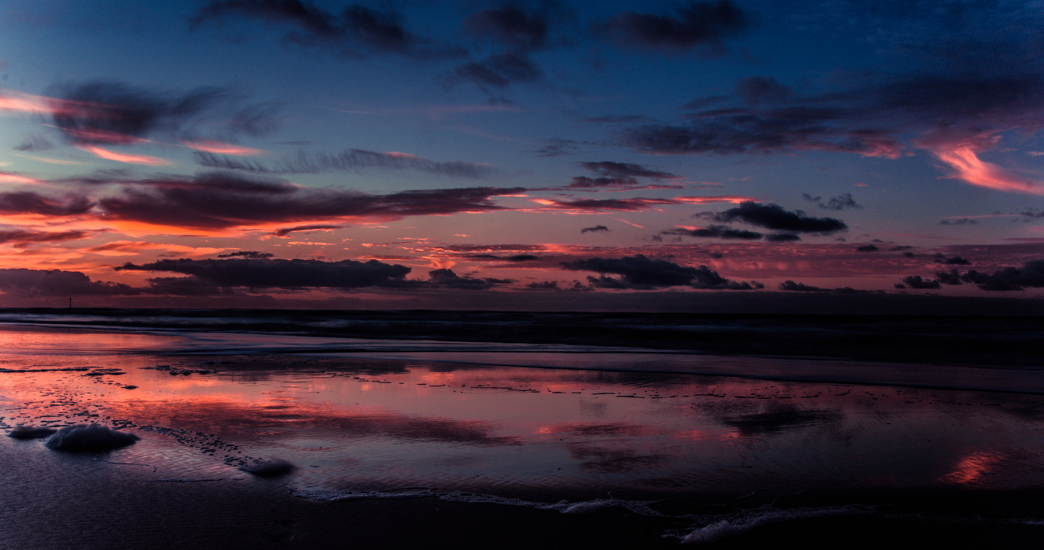 Pentax K-3 sample photo. La mer du nord pose longue photography